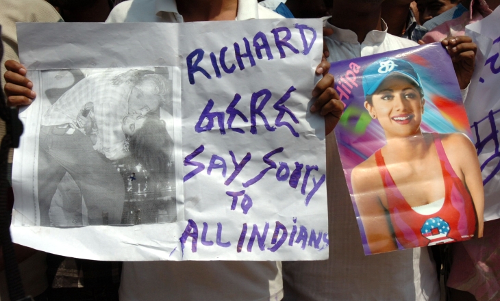 Anti-Richard Gere protests