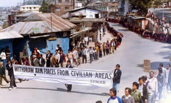 Nagaland AFSPA protest