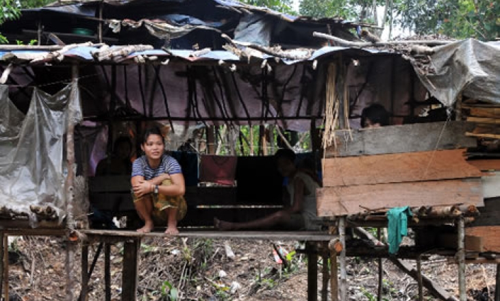 Semi-nomadic Penan