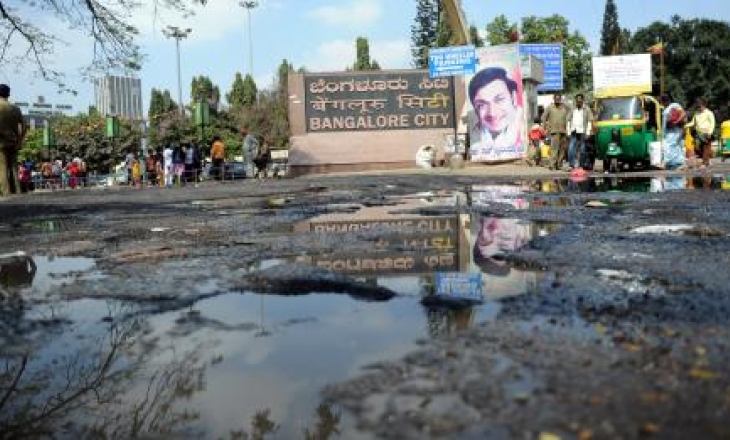 Bad Bangalore roads